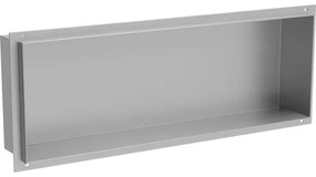 Mexen X-Wall-NR półka wnękowa bez kołnierza 60 x 20 cm, inox - 1911602010