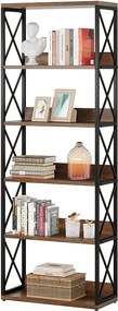 Regał industrialny Etagere z 5 poziomami, wysokość 177,5 cm, z otwartymi półkami