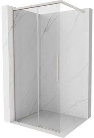 Mexen Rox ścianka prysznicowa Walk-in 70 x 200 cm, transparent 8 mm, nikiel szczotkowany - 8C2-070-003-97-00