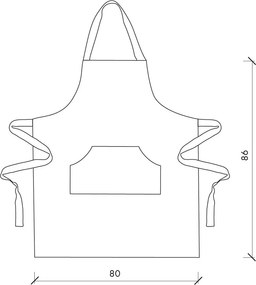 Bawełniany fartuch Rubi – noo.ma