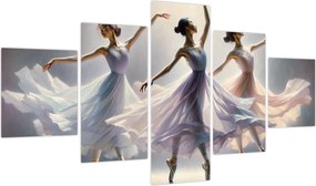 Obraz - Trzy baletki (125x70 cm)