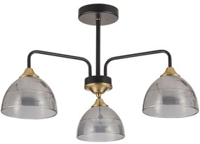 LAMPA SUFITOWA WISZĄCA G084-3C BLACK GREY