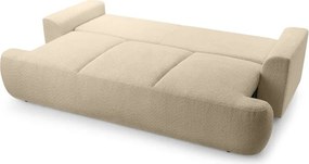 Sofa VELO z funkcja spania i pojemnikiem BEŻOWY CORAL 50