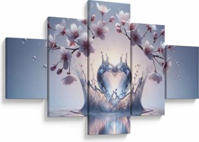 Obraz - Diamentowe serce (125x70 cm)