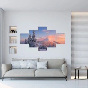 Obraz - Zimowy krajobraz (125x70 cm)