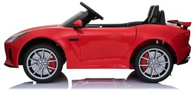 Auto na akumulator jaguar f-type czerwony lakier