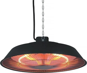 Grzejnik elektryczny podwieszany - 1500W - czarny