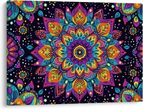 Obraz - Kalejdoskopowa mandala (70x50 cm)