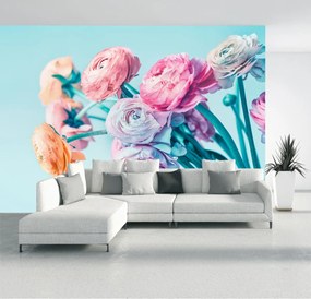 Fototapeta - Kwiaty w wazonie (196x136 cm)
