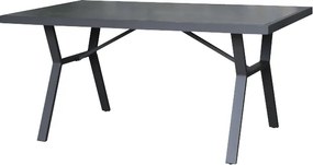 SIBIU Stół aluminiowy 140 x 80 cm, grafitowy