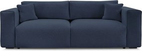 Niebieska rozkładana/ze schowkiem sofa 265 cm Ezechiel – Bobochic Paris