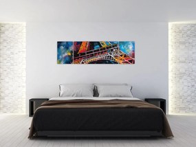 Obraz - Obraz wieży Eiffla II. (170x50 cm)