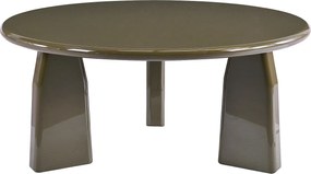 Stolik kawowy z MDF - Lakierowany khaki - ZINAPA
