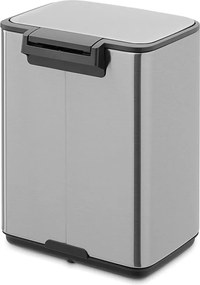 Stalowy kosz na śmieci z pedałem w kolorze matowego srebra 4 l Bo – Brabantia