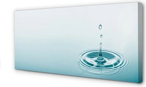 Duży obraz na płótnie Kropla Wody w Makrofotografii