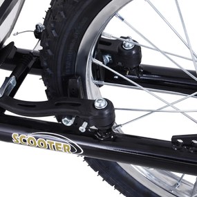 HOMCOM Hulajnoga dziecięca hulajnoga miejska hulajnoga dla dzieci 16'' kolor czarny