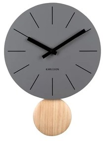 Wahadłowy zegar ścienny ø 30 cm Arlo – Karlsson