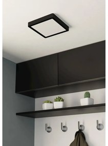 Czarna lampa sufitowa LED 21x21 cm FUEVA 5 – EGLO