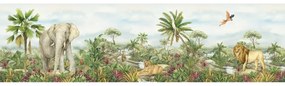 Dekoracyjny pas samoprzylepny Jungle, 500 x 13,8 cm