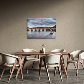 Obraz na szkle - Most Karola (70x50 cm)