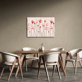 Obraz - Różowe tulipany (70x50 cm)