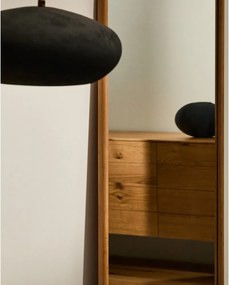 Lustro z drewnianą ramą ścienne 54x154 cm Milsa – Kave Home