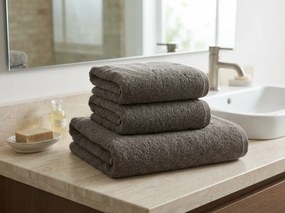 Ręcznik NORIELLE 50x90 cm ciemnoszary, 100% bawełna