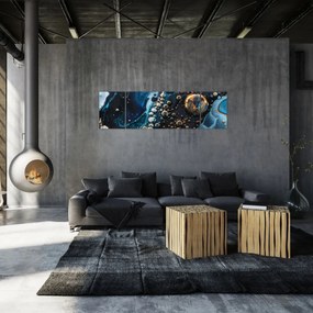 Obraz - Krople atramentu (170x50 cm)