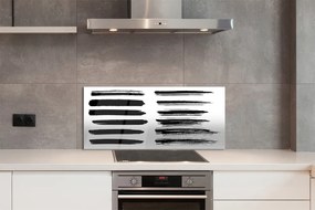 Panel Szklany Artystyczne Pociągnięcia Pędzlem