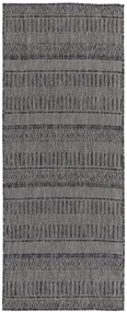 Dywan zewnętrzny Finn Boho ciemny szary 80 cm x 220 cm