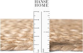 Okrągły dywan z juty dwustronny/tkany ręcznie w naturalnym kolorze ø 150 cm Basil – Hanse Home