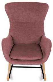 Fotel bujany PINK2, różowy