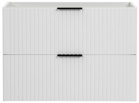 Szafka wisząca podumywalkowa biała 80 x 46 cm ASTROS White