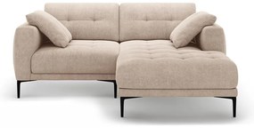 Jasnobrązowy narożnik (prawostronny/z szezlongiem) Bemy – Micadoni