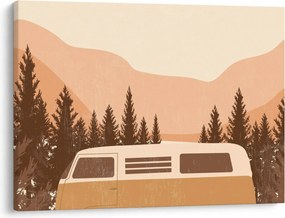 Obraz - Vintage van N⁰2 (70x50 cm)