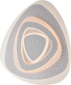 Lampa sufitowa Stecy z białego metalu i akrylu ze zintegrowaną diodą LED w dwóch temperaturach barwowych H.5 Ø50 BL295-PBC