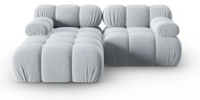 Jasnoniebieska aksamitna sofa 191 cm Bellis – Micadoni Home