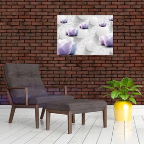 Obraz z kwiatami (70x50 cm)