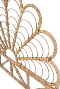 Zagłówek łóżka 140 cm - Rattan - Naturalny - FLOSIA