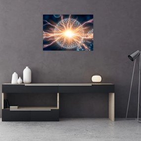 Obraz na szkle - Atom (70x50 cm)