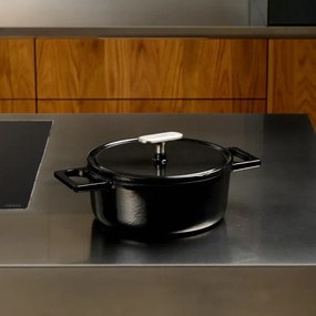 Garnek żeliwny z pokrywką odpowiedni na indukcję 2 l Mattia 3.0 – FABINI