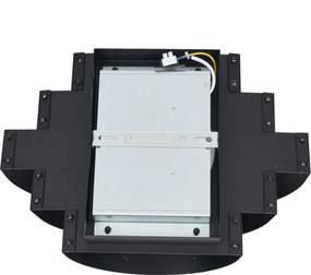 Nowoczesny kinkiet czarny z LED z 3-stopniową regulacją ściemniania - Lines