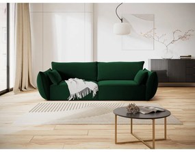 Ciemnozielona aksamitna sofa 208 cm Vanda – Mazzini Sofas