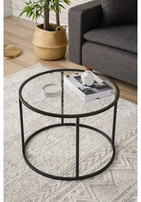 Stolik konferencyjny Berlin Black, 60 cm