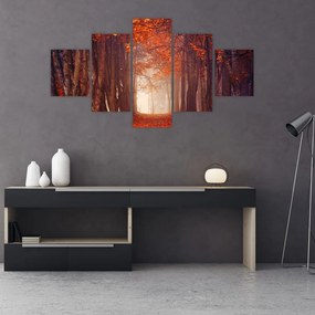 Obraz - Jesienny las (125x70 cm)