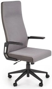 Popielaty fotel obrotowy do biura - Silver