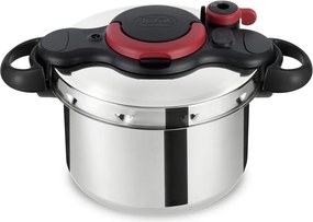 Garnek ciśnieniowy – szybkowar ze stali nierdzewnej 6 l Clipso Minut Easy P4620768 – Tefal