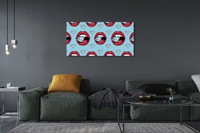 Obraz drukowany na płótnie Diamentowy Blask Ust