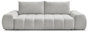 Jasnoszara sofa z tkaniny szenilowej 278 cm Everest – Bobochic Paris