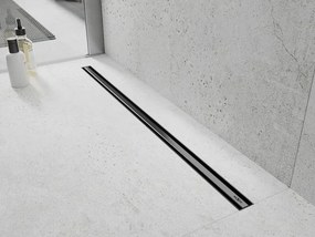 Mexen Flat 360° Slim odpływ liniowy obrotowy 80 cm, gun gray szczotkowany - 1E41080